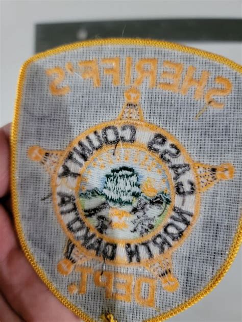 Qb7 Police Patch North Dakota Cass County Sheriff Sheriffs Department