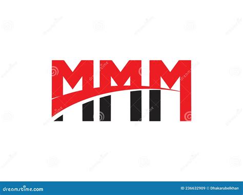 Dise O Inicial Del Logotipo De La Letra Mmm Ilustraci N Del Vector