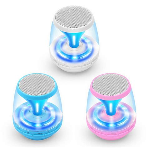 Free Shipping Wireless Colorful Light Speaker Mini Plug In Card Bluetooth Portable Speaker HB88 ...