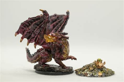 Red Dragon Wyrmling Hand Painted Nolzurs Marvelous Miniatures Ttrpg