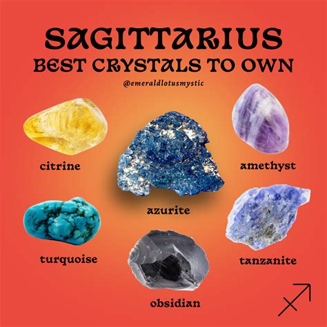 Sagittarius Best Crystals For Each Zodiac Sign Emerald Lotus