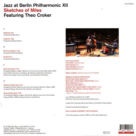 Jazz At Berlin Philharmonic XII Theo Croker Quartet Sketches Of