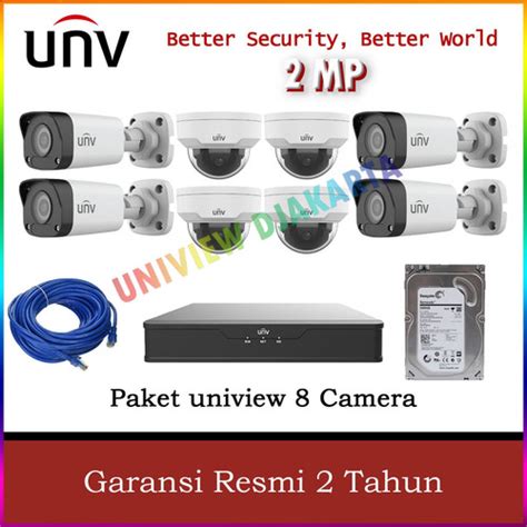 Jual Paket Cctv Ip Camera Poe Uniview Plug And Play Lengkap Siap