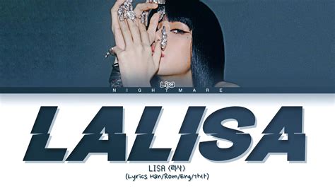 LISA 리사 LALISA Lyrics Han Rom Eng 가사 YouTube