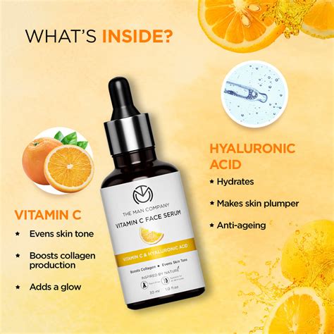 Vitamin C Face Serum Best Face Serum For Men The Man Company