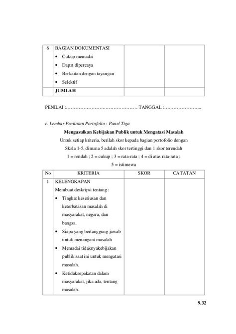 Detail Contoh Penilaian Portofolio Sd Koleksi Nomer