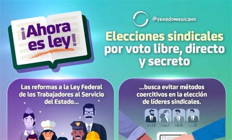 Elecciones Sindicales Por Voto Libre Directo Y Secreto ¡ahora Es Ley