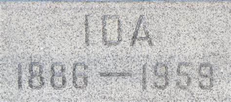 Ida Voland 1886 1959 Find a Grave Gedenkstätte