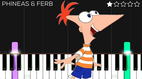 Phineas And Ferb Theme Song Easy Piano Tutorial Accordi Chordify