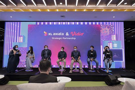 Peluncuran Program Kerja Sama XL Axiata Dengan Vidio