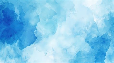 Vector Watercolor Background With Abstract Blue And White Patterns A ...