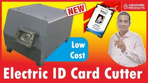 🔌 Electric Pvc Id Card Cutting Machine Automatic Smart Card Cutter