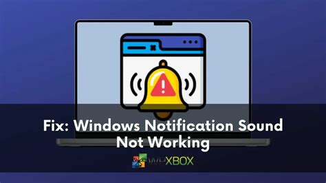 Fix: Windows Notification Sound Not Working