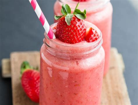 Smoothie Fraises Recette Smoothie Fraise Smoothie Recette