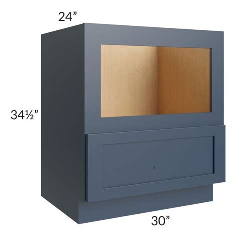 Midtown Blue Shaker Base Microwave Cabinet