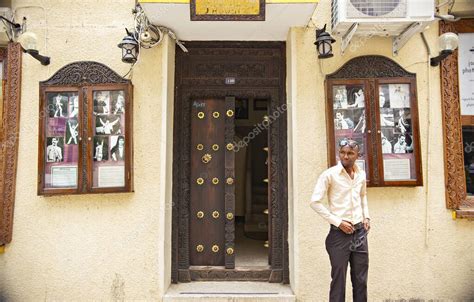 Freddie Mercury Museum Entrance In Stone Town Zanzibar Tanzania 2023