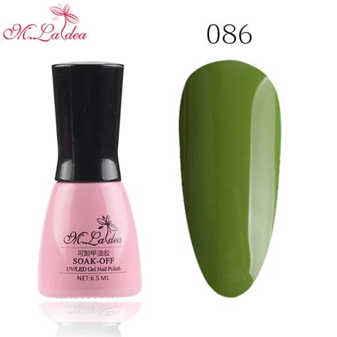 168 Colors Newest Nude Green Color LED Nail Gel Soak Off UV Gel Varnish Long Lasting Manicure