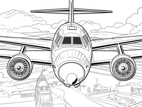 Artistic Jet Designs For Coloring - Coloring Page