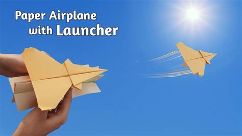 Paper Plane Launcher How To Make A Paper Airplane Launcher Paper