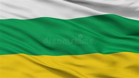 Barranquitas City Flag, Puerto Rico, Closeup View Stock Illustration ...