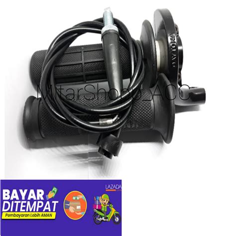 Gas Spontan Daytona Hitam Polos Universal Lazada Indonesia