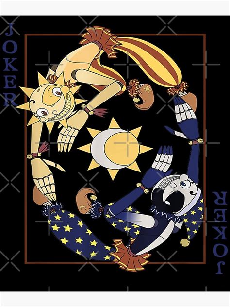 Fnaf Security Breach Sun And Moon Poster By Girgis Art Redbubble