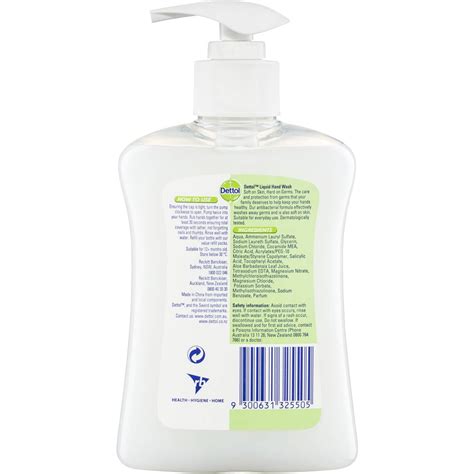 Dettol Antibacterial Liquid Hand Wash Hand Soap Pump Aloe Vera 250ml