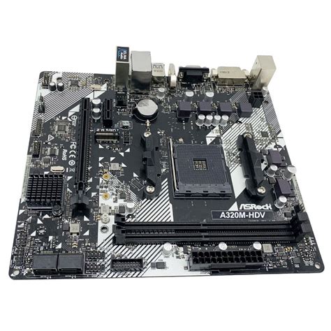 ASRock A320M HDV R4 0 Motherboard M ATX AMD A320 AM4 DDR4 32GB SATA3