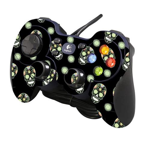 MightySkins LOGF310 Nighttime Skulls Skin For Logitech Gamepad F310