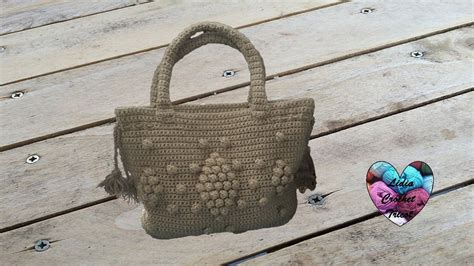 Crochet Festival Beaded And Fringed Handbag Youtube Sac Granny Square