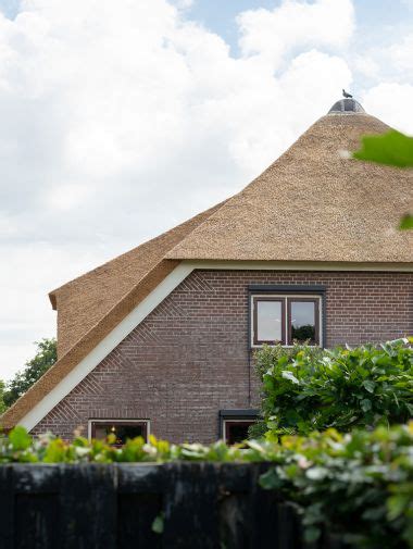 Rieten Dak Boerderij Hierden