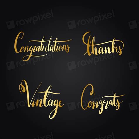 wording typography style premium vector rawpixel
