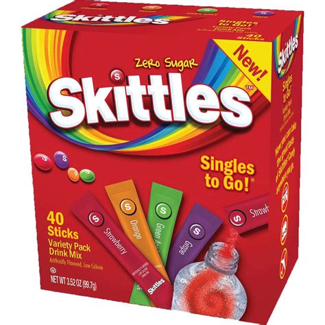 Skittles Singles to Go Drink Mix — Snackathon Foods