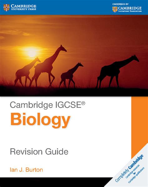 CAMBRIDGE IGCSE BIOLOGY REVISION GUIDE Vendiamolibriscolastici