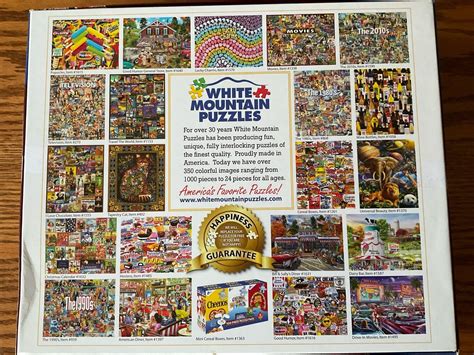 Hot Cocoa Piece White Mountain Puzzle Complete Ebay