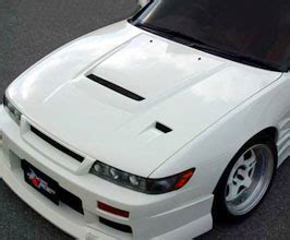 Chargespeed Front Hood Bonnet With Vents Hoods For Nissan Silvia S