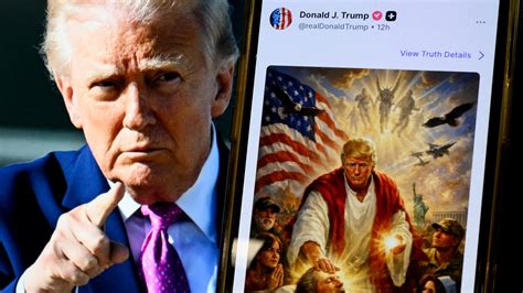 Trumps Image Of Depicting Himself As Jesus Sparks Religious Backlash
