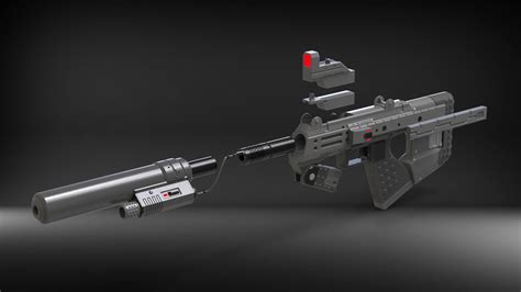 Halo M7 SMG - Stl 3D Model by MakerLab