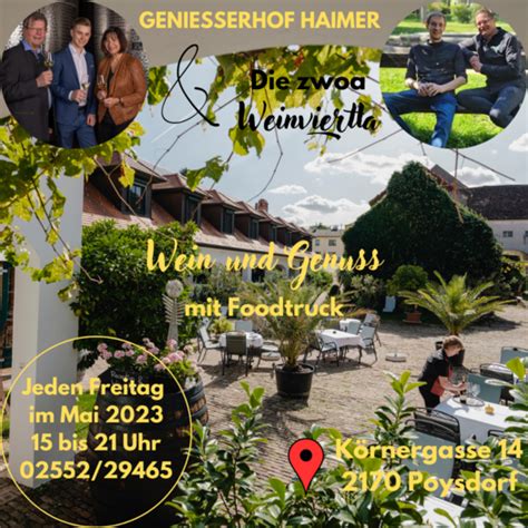 Wein Genuss Genie Erhof Haimer