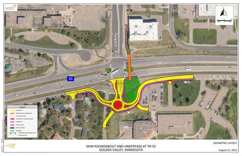 Douglas Drive Highway 55 Intersection Golden Valley Mn