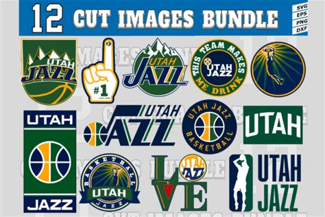 12 Styles NBA Utah Jazz Svg Utah Jazz Svg Utah Jazz Vector Logo Utah