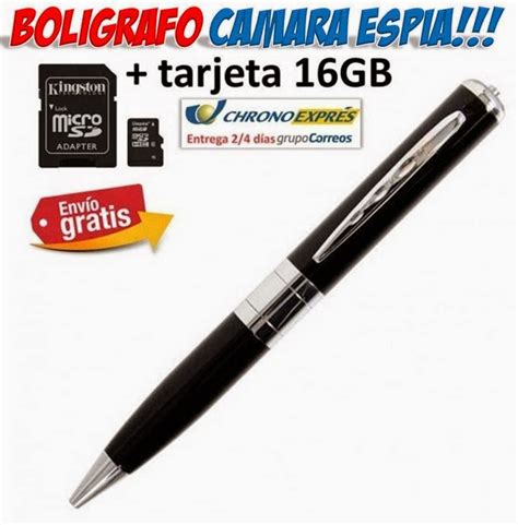 REGALOS Y GADGETS ORIGINALES Y BARATOS Bolígrafo espía cámara de video