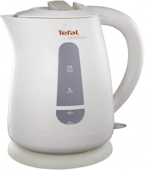 Электрочайник Tefal, 1,5л, пластик, белый 10597 Owwa