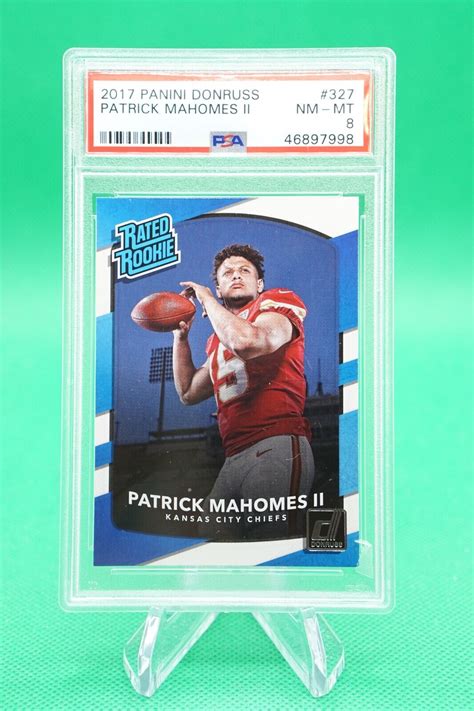 Donruss Rated Rookies Patrick Mahomes Psa Kansas City