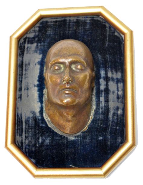 Lot 576 - A bronze cast of Napoleon Bonaparte's death