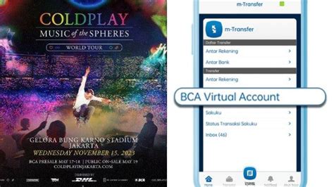 Cara Beli Tiket Coldplay Dengan Virtual Account Bca Di Laman