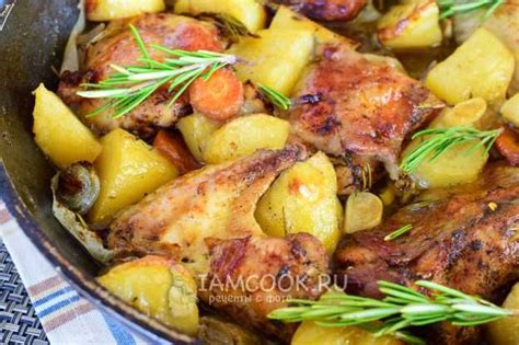 Курица с картошкой в пиве в духовке — рецепт с фото | Еда, Рецепты ...