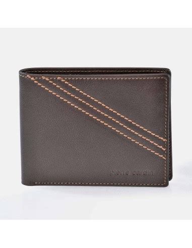 PIERRE CARDIN Cartera De Piel Tipo Americano Para Hombre Calidad Gacela