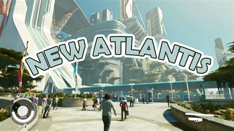 Exploring New Atlantis Walking Around New Atlantis Starfield YouTube