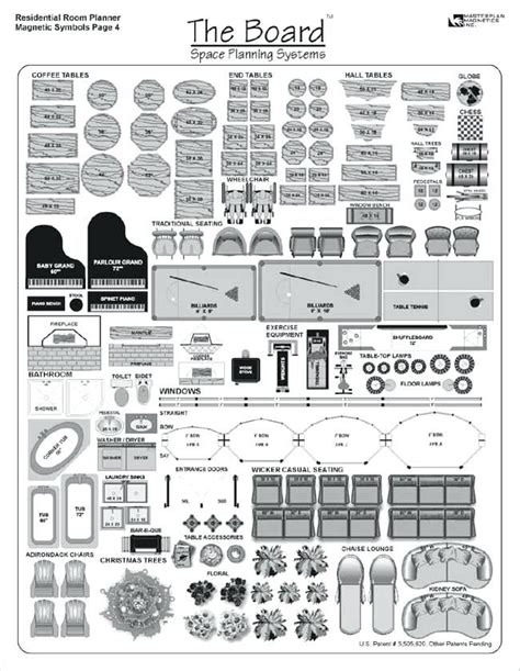 Printable Scale Furniture For Interior Design Pdf Printable Word